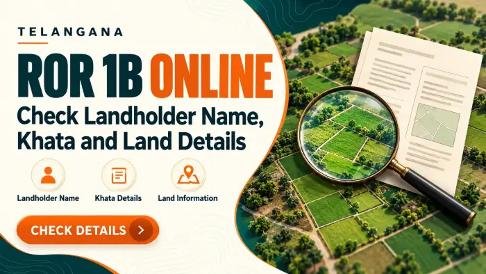 Telangana ROR 1B Land Records